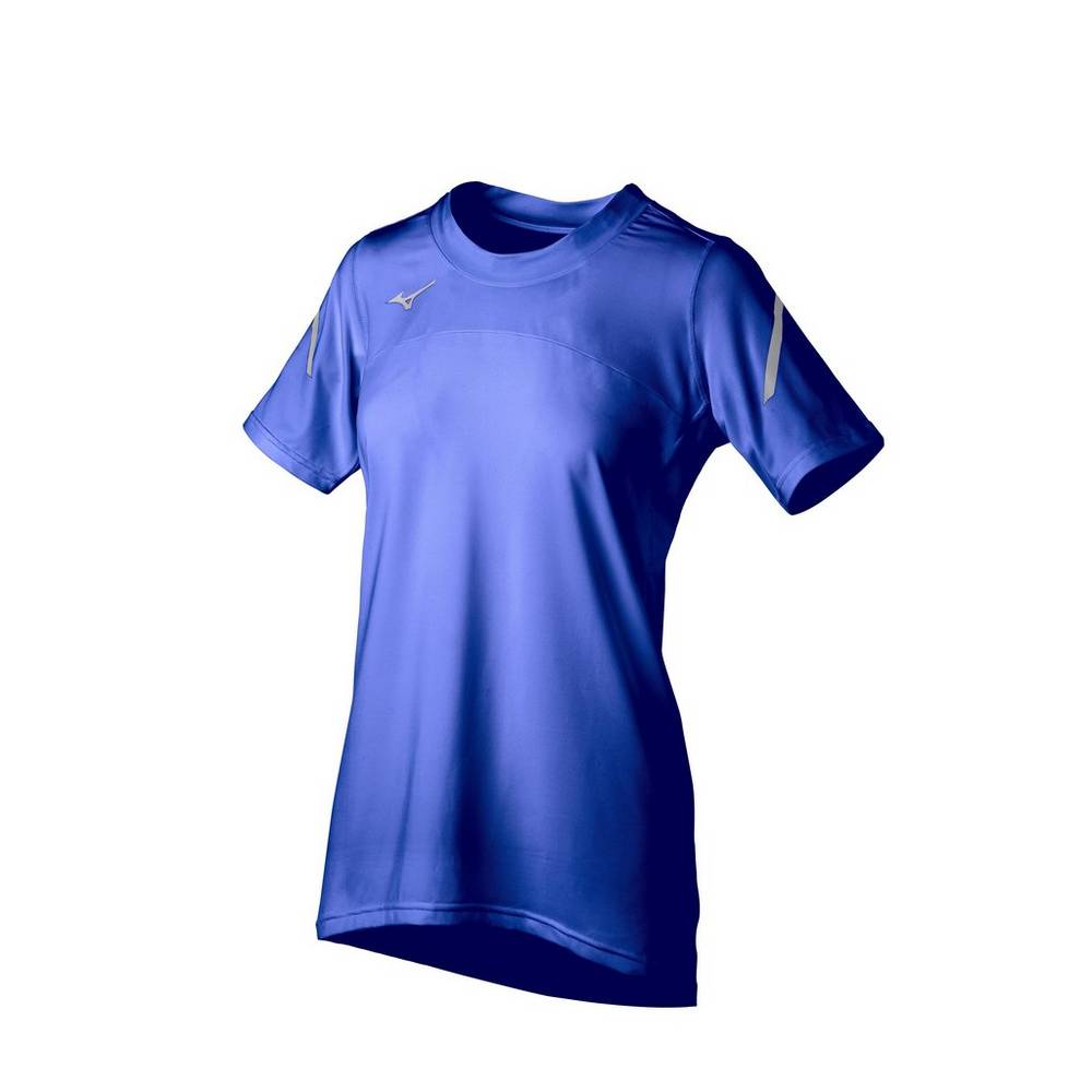 Damske Dresy Mizuno Techno VII Short Sleeve Kráľovská Modrá Vypredaj ZMUJ81740